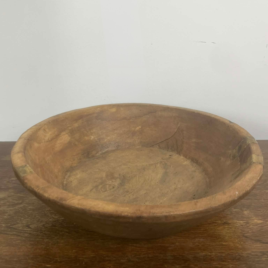 Salvaged Indian Dough Bowl