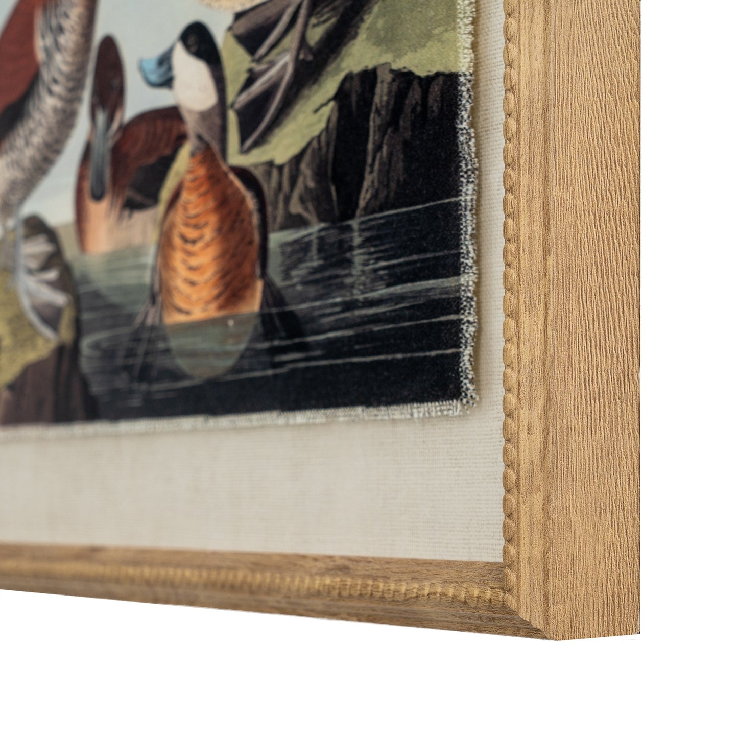Vintage Ducks on Linen