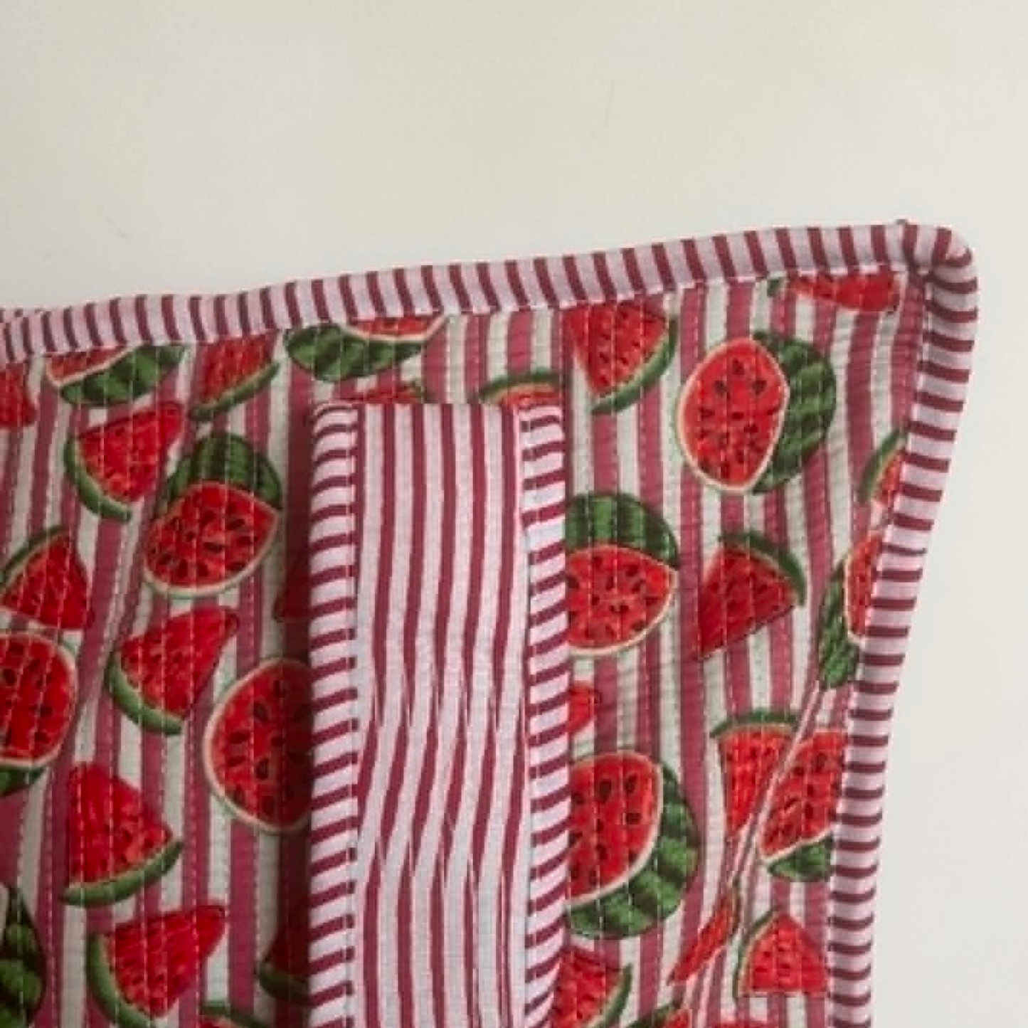 Watermelon Stripe Tote Bag