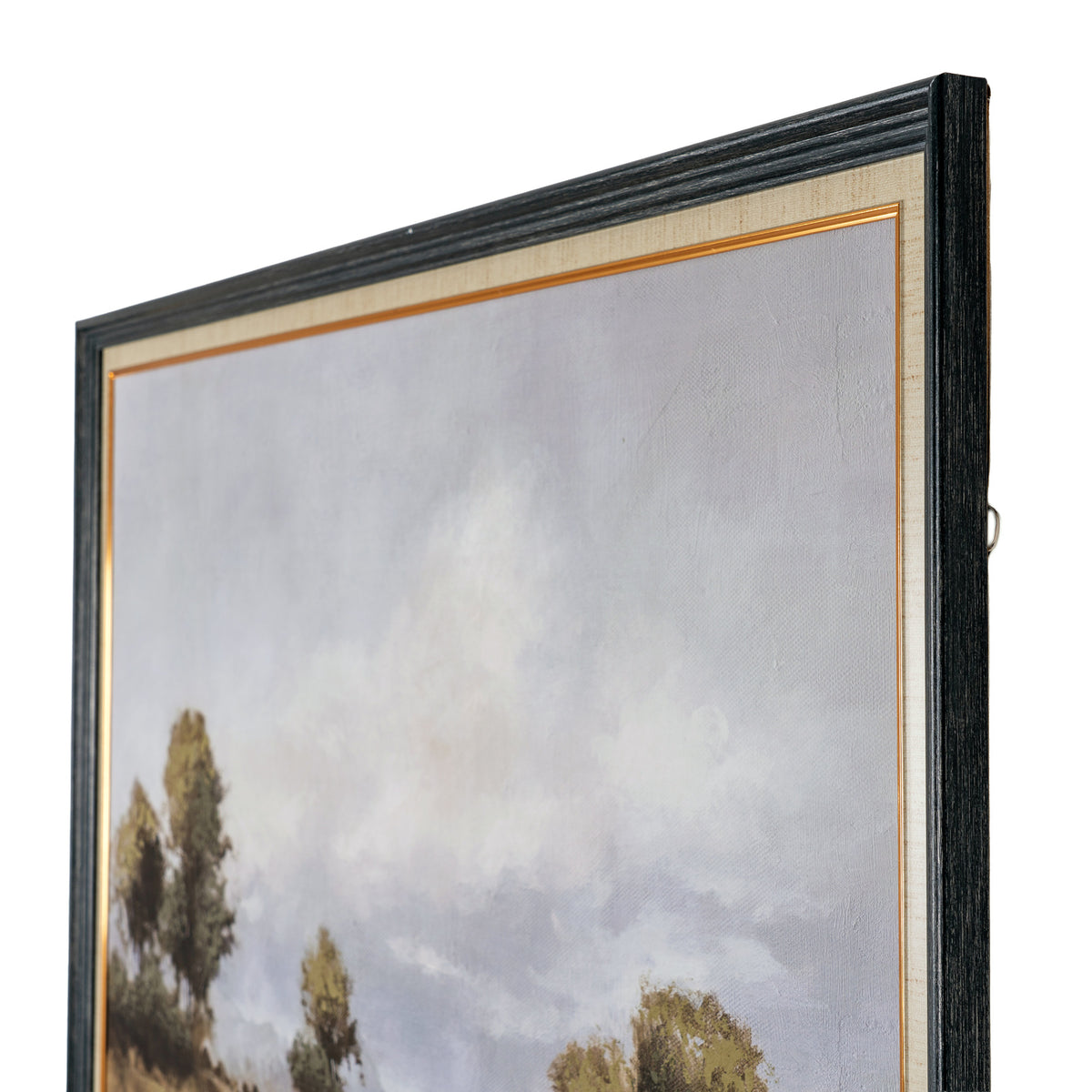 English Landscape Hand Painted Framed Canvas