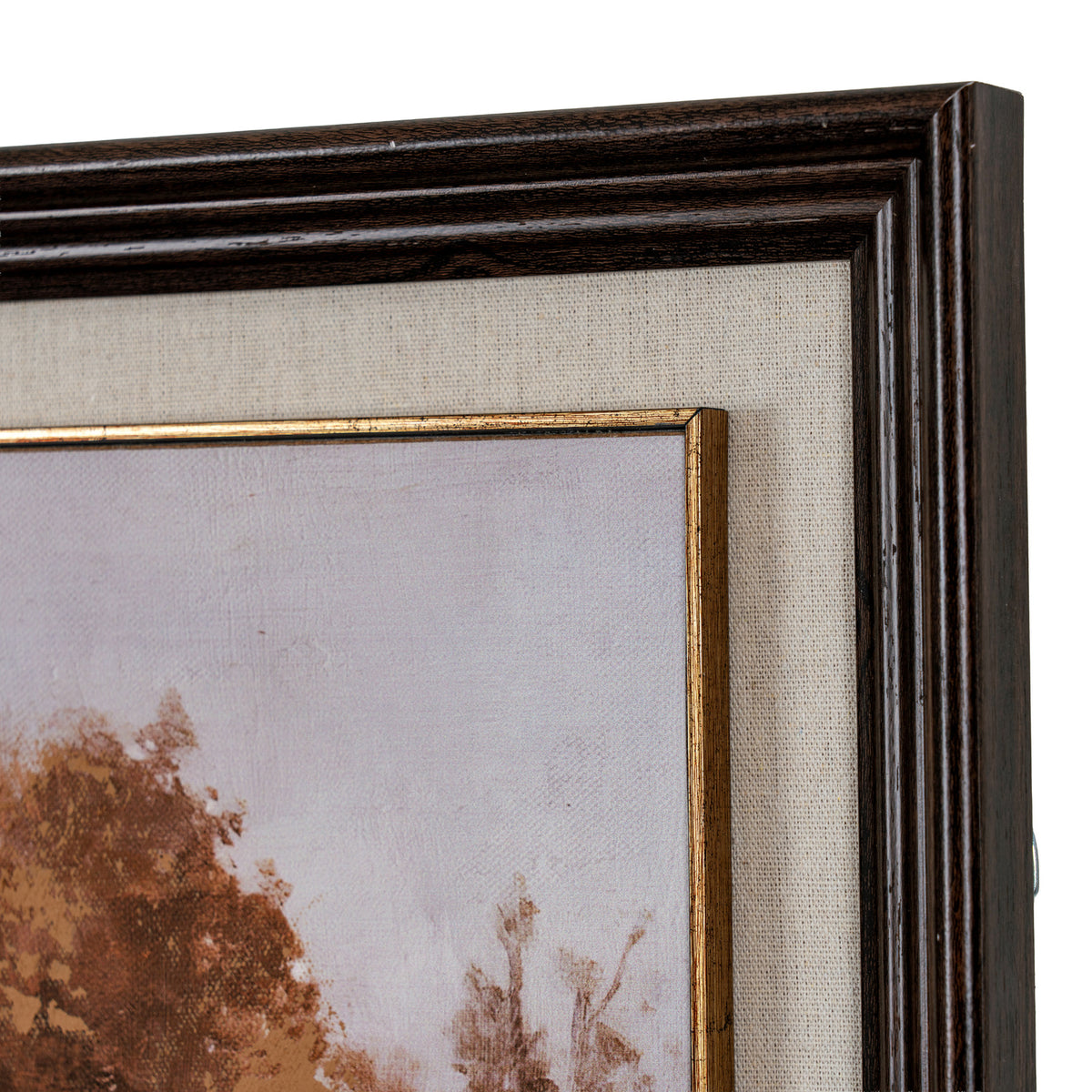 An Autumn Day Hand Painted Framed Canvas