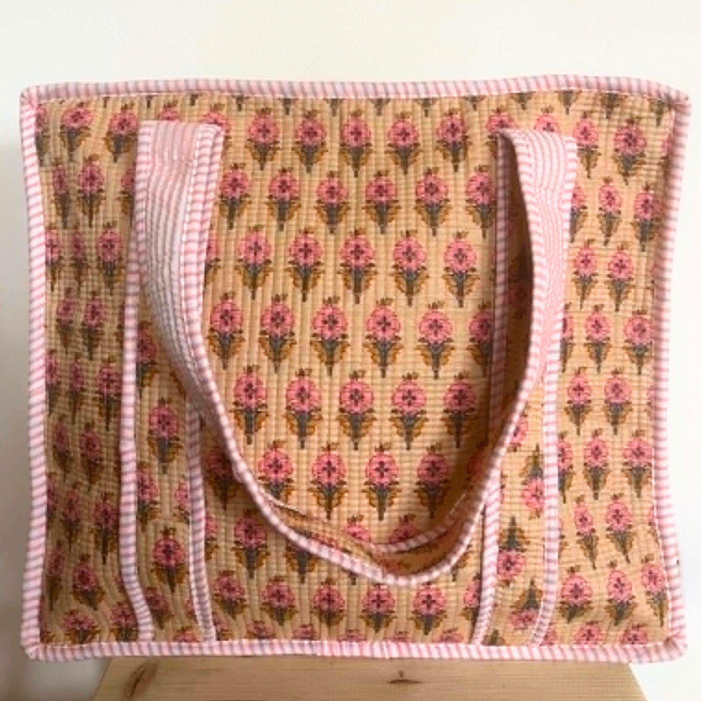 Rosebud Floral Tote Bag