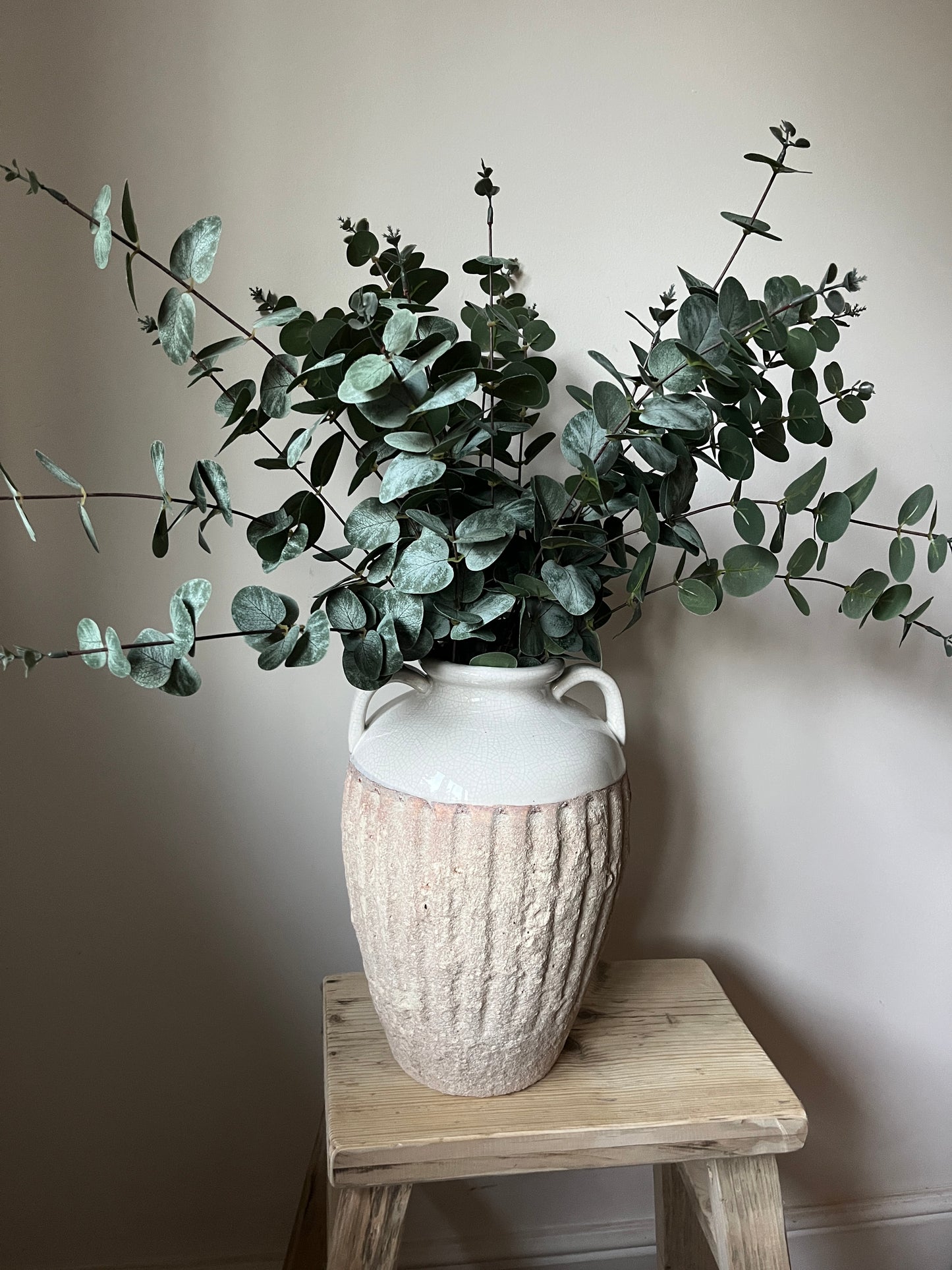 Faux Eucalyptus Stem - Green