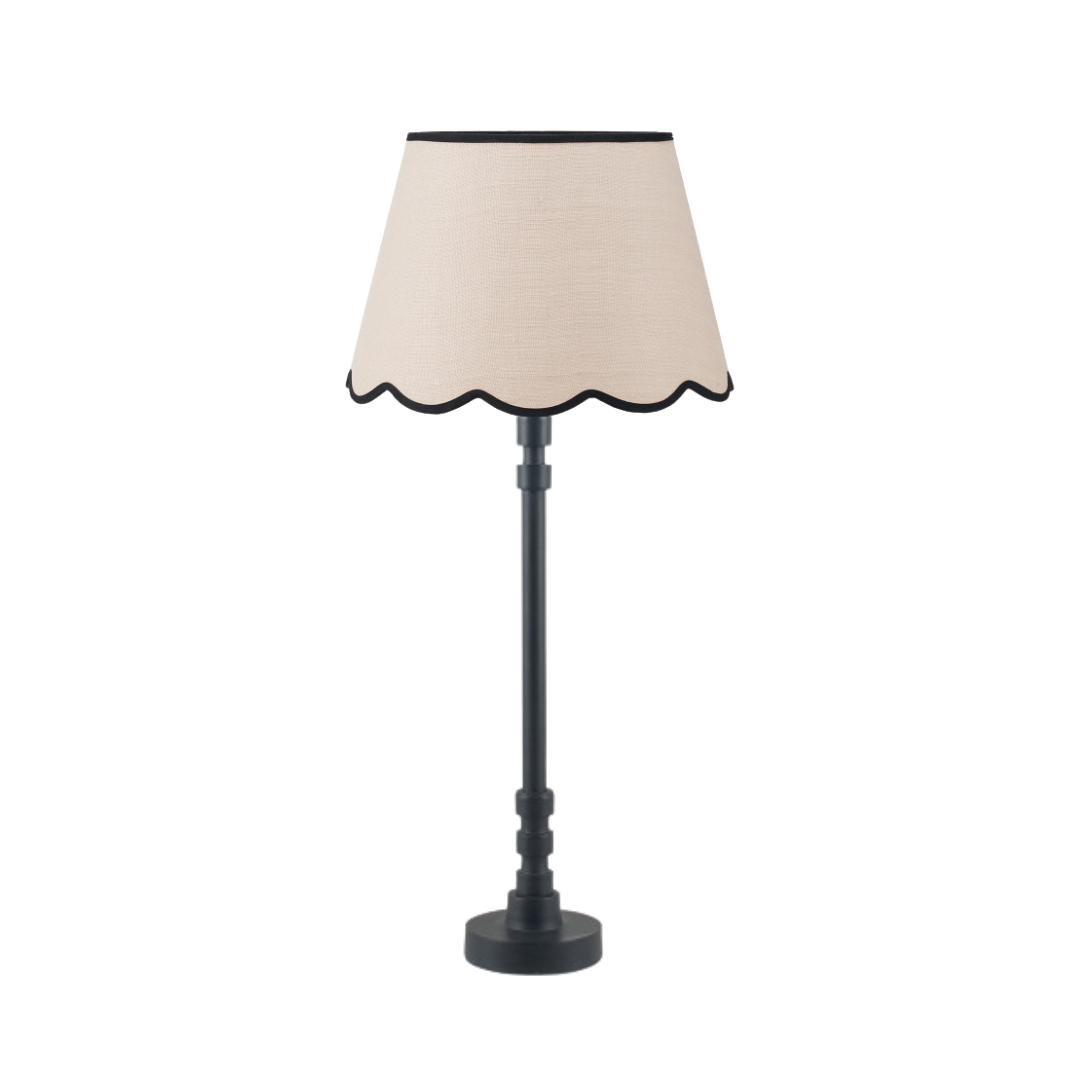 Rhode Matt Black Stick Metal Table Lamp