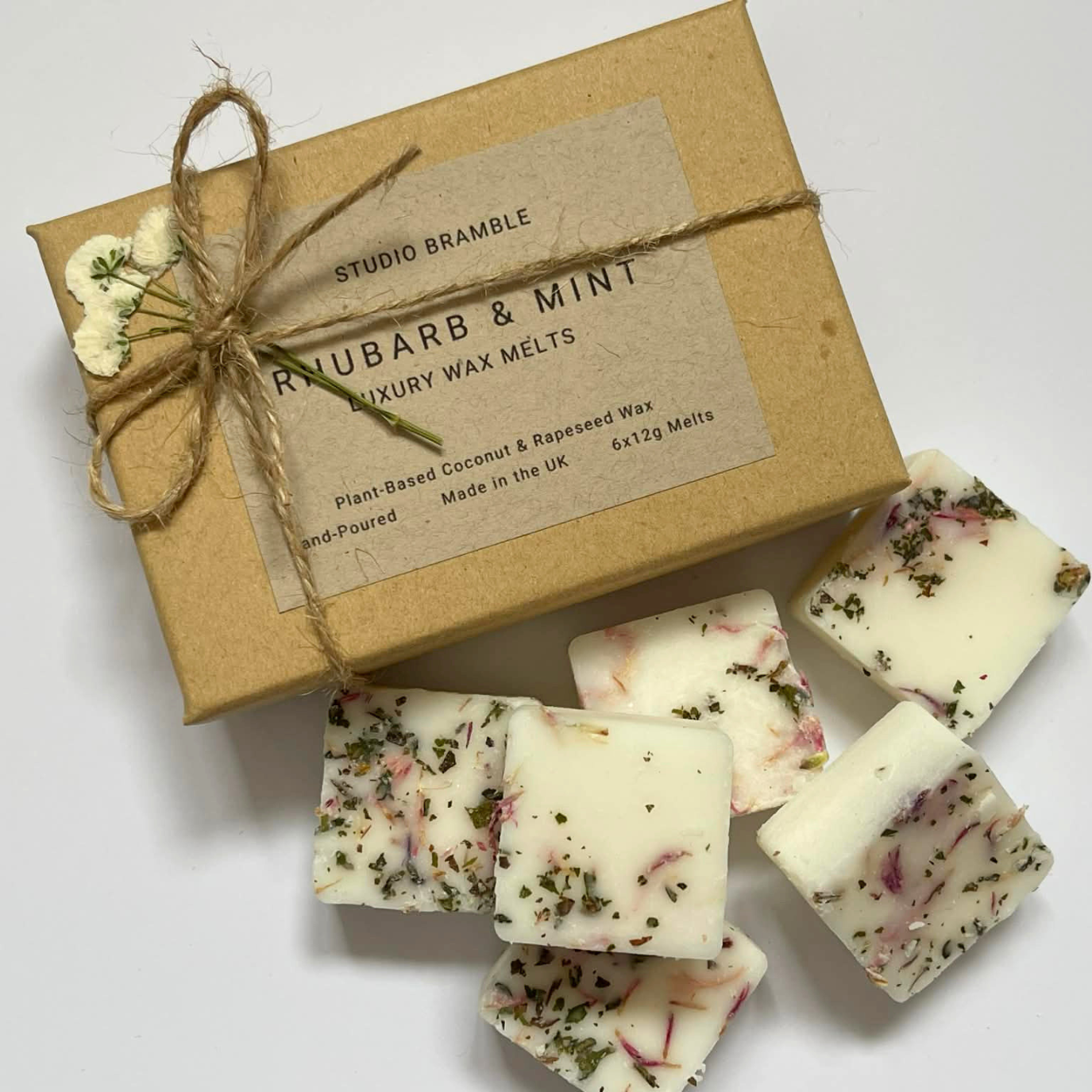 Rhubarb & Mint Luxury Wax Melts