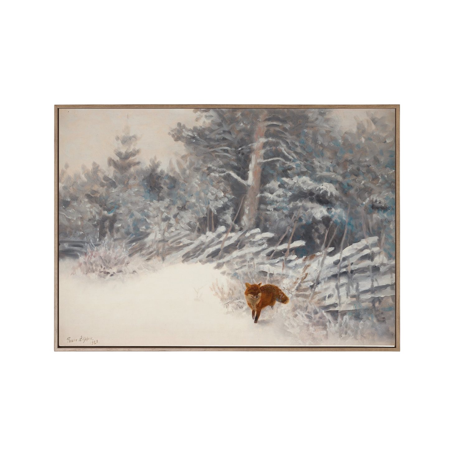 Winter Fox Art Print (A4 & A3)