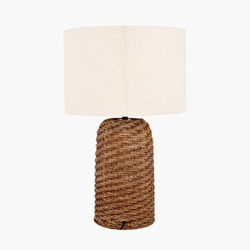Hallie Natural Conical Wood Table Lamp
