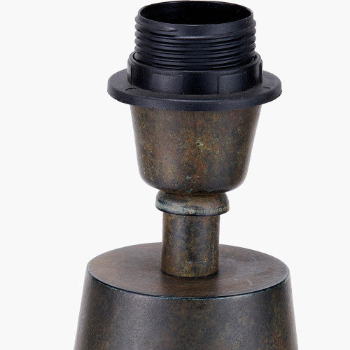 ARBOR Verdi Gris Metal Conical Table Lamp