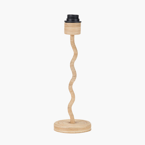 PAULA Rattan Wave Table Lamp