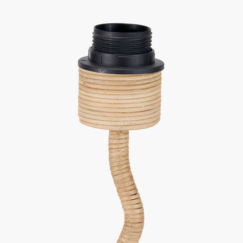 PAULA Rattan Wave Table Lamp