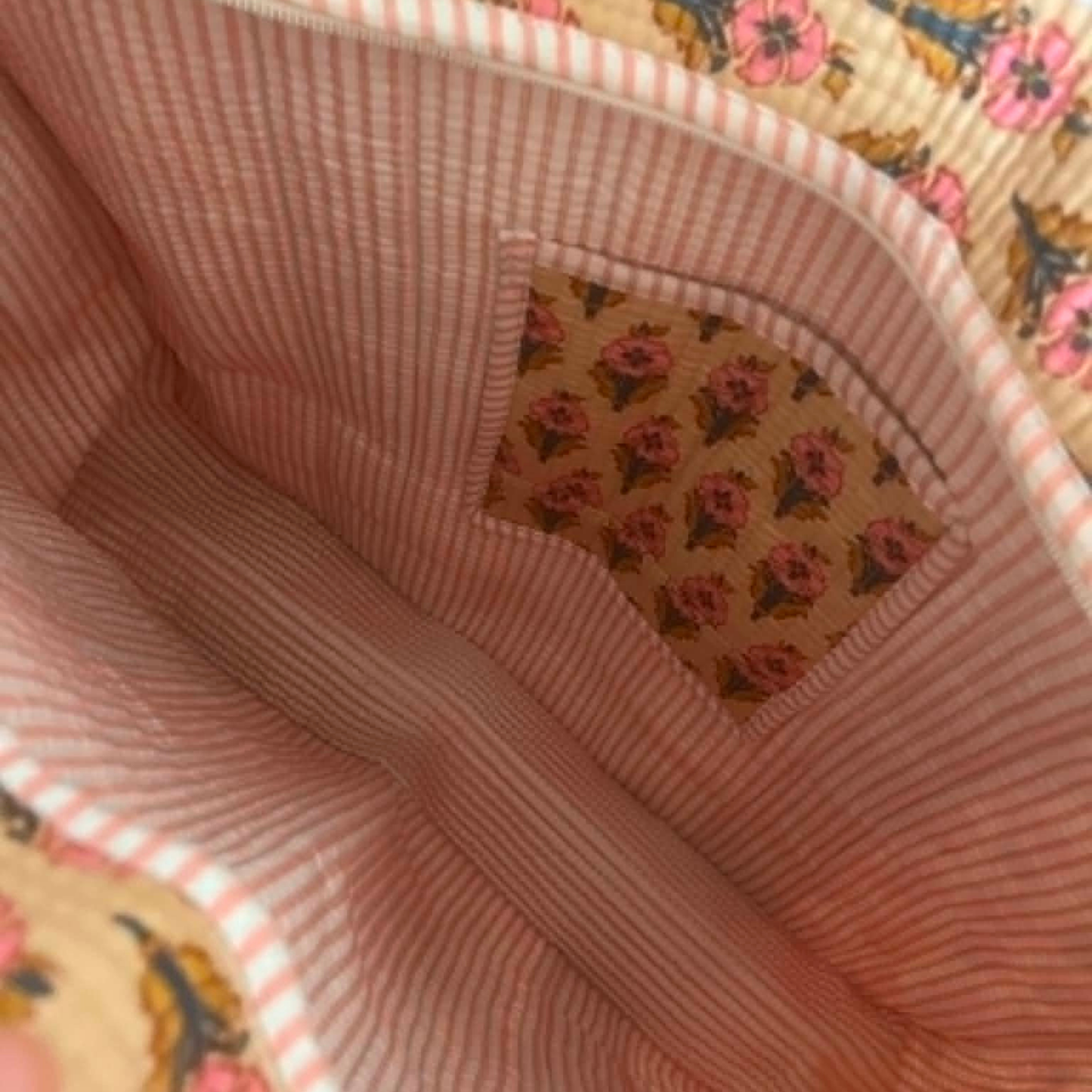 Rosebud Floral Tote Bag