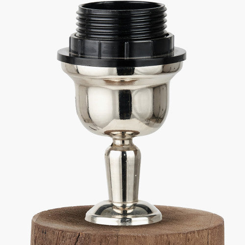 New Esha Natural Conical Wood Floor Lamp