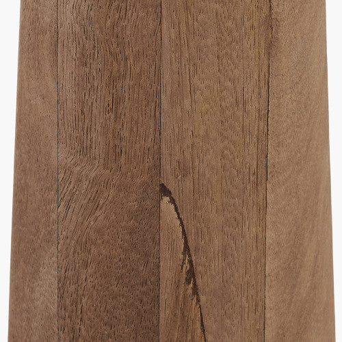 New Esha Natural Conical Wood Floor Lamp