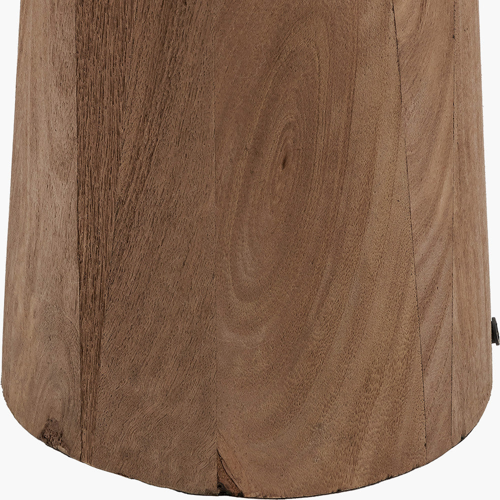 New Esha Natural Conical Wood Floor Lamp