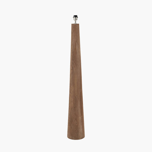 New Esha Natural Conical Wood Floor Lamp