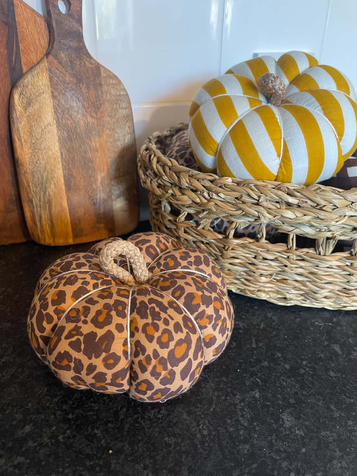 Handmade Leopard Pumpkin