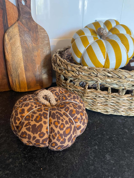 Handmade Leopard Pumpkin