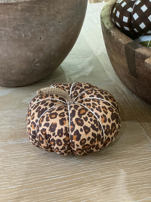 Handmade Leopard Pumpkin