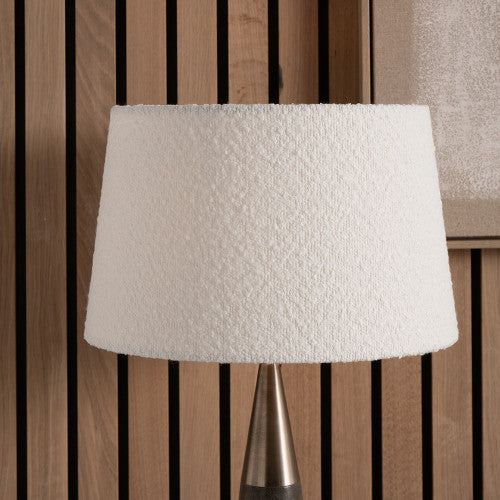 CLARE Tapered Shade - Boucle White