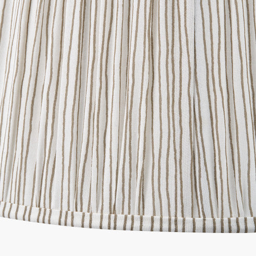 THIAGO Pleated Tapered Shade - Mushroom