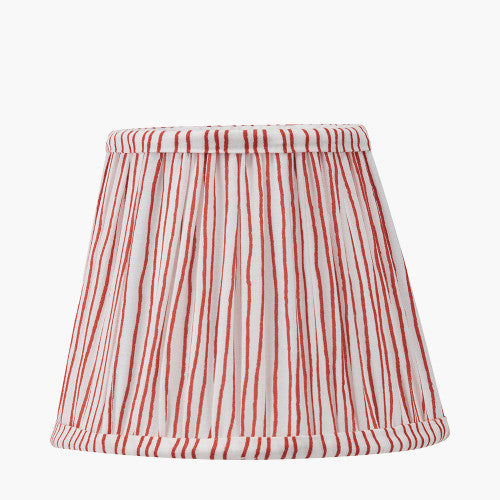 THIAGO Pleated Tapered Shade - Cinnamon/ White