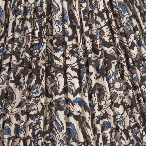 NELLA Empire Floral Pleated Shade - Blue