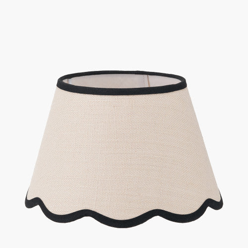 TABITHA Scalloped Edge Tapered Shade