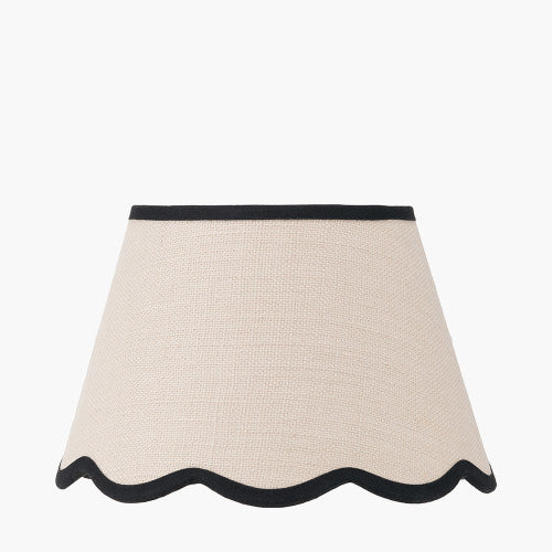 TABITHA Scalloped Edge Tapered Shade