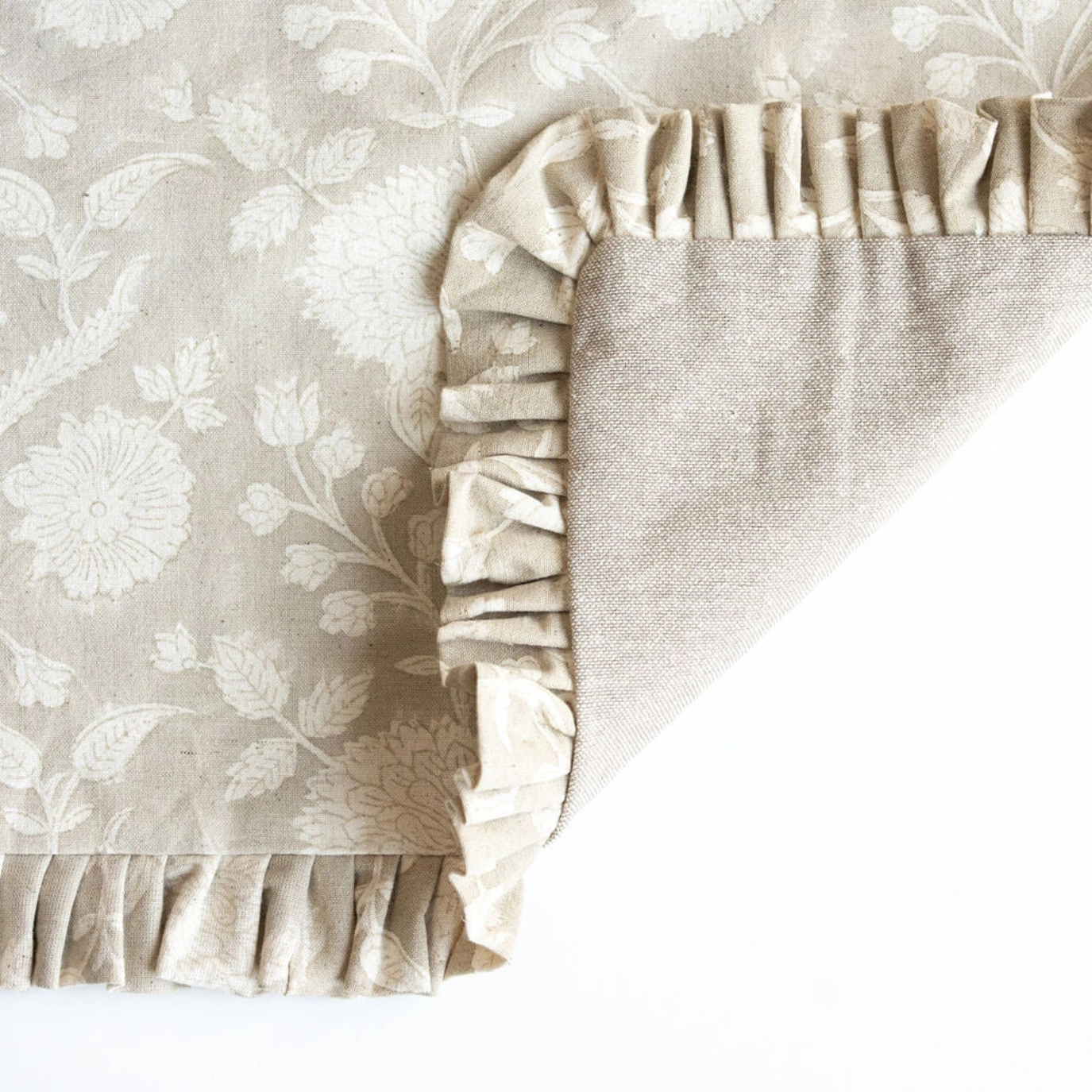 Emma Hand Block Printed Cushion