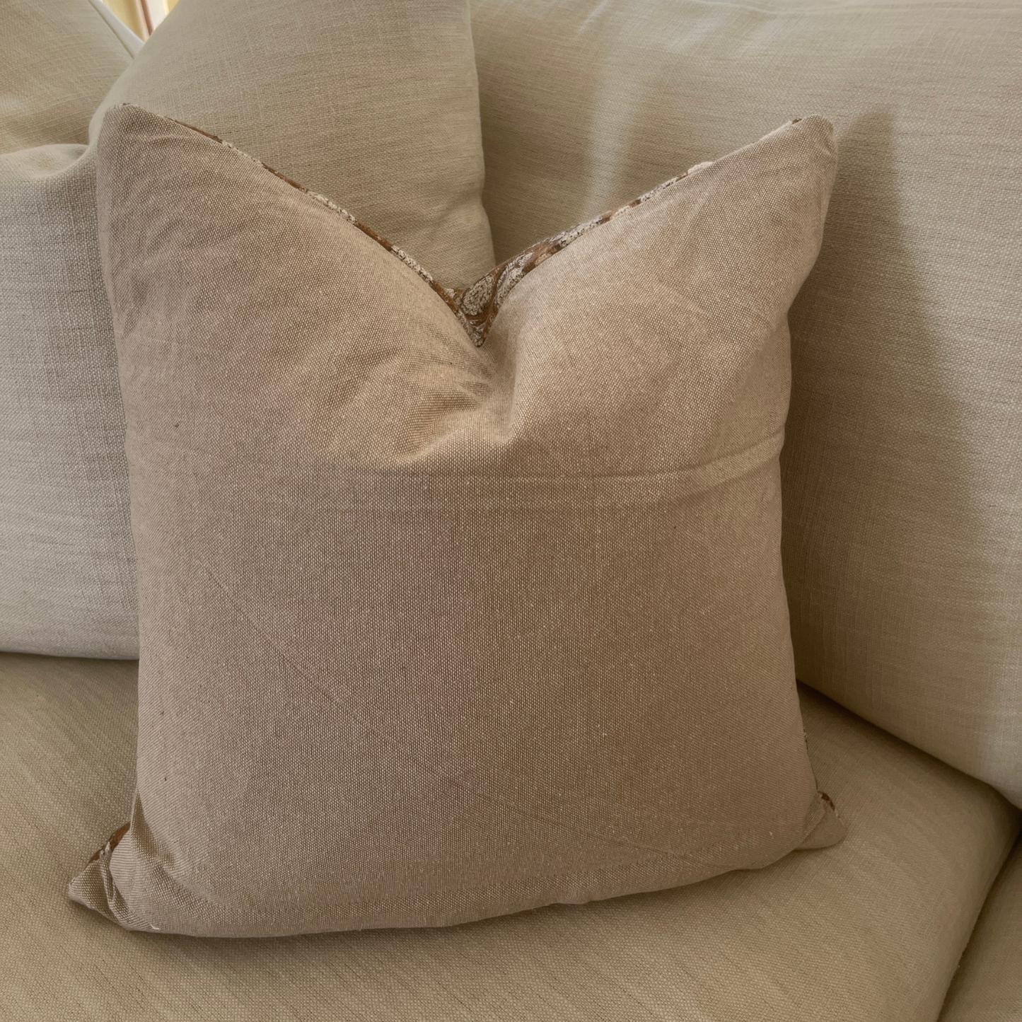 Aurora Hand Block Printed Cushion