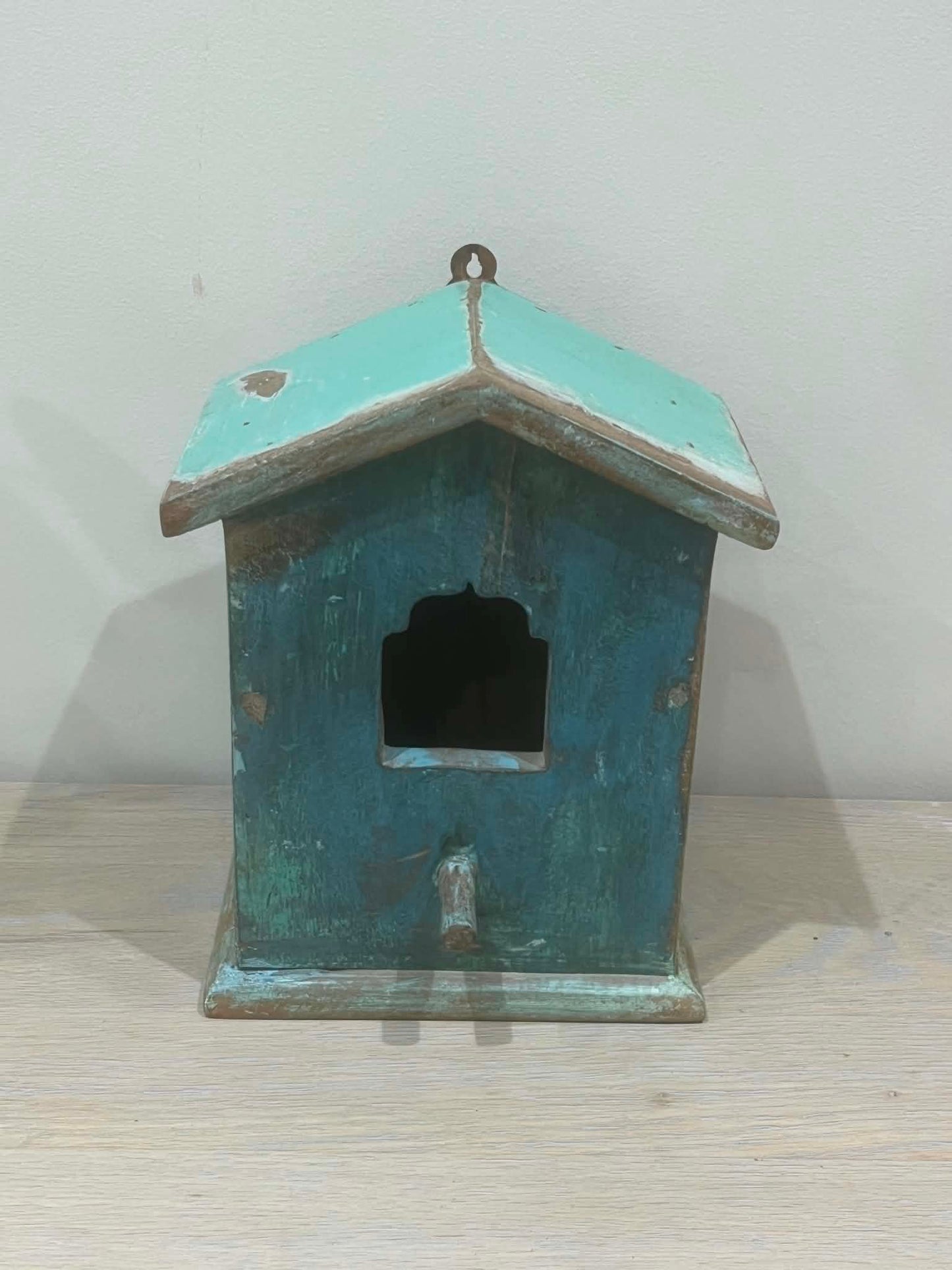 Rustic Handmade Wooden Bird House (C)