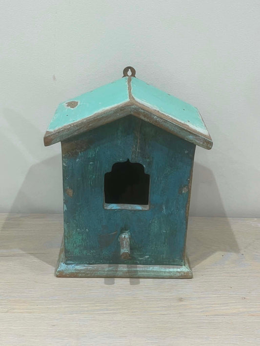 Rustic Handmade Wooden Bird House (C)