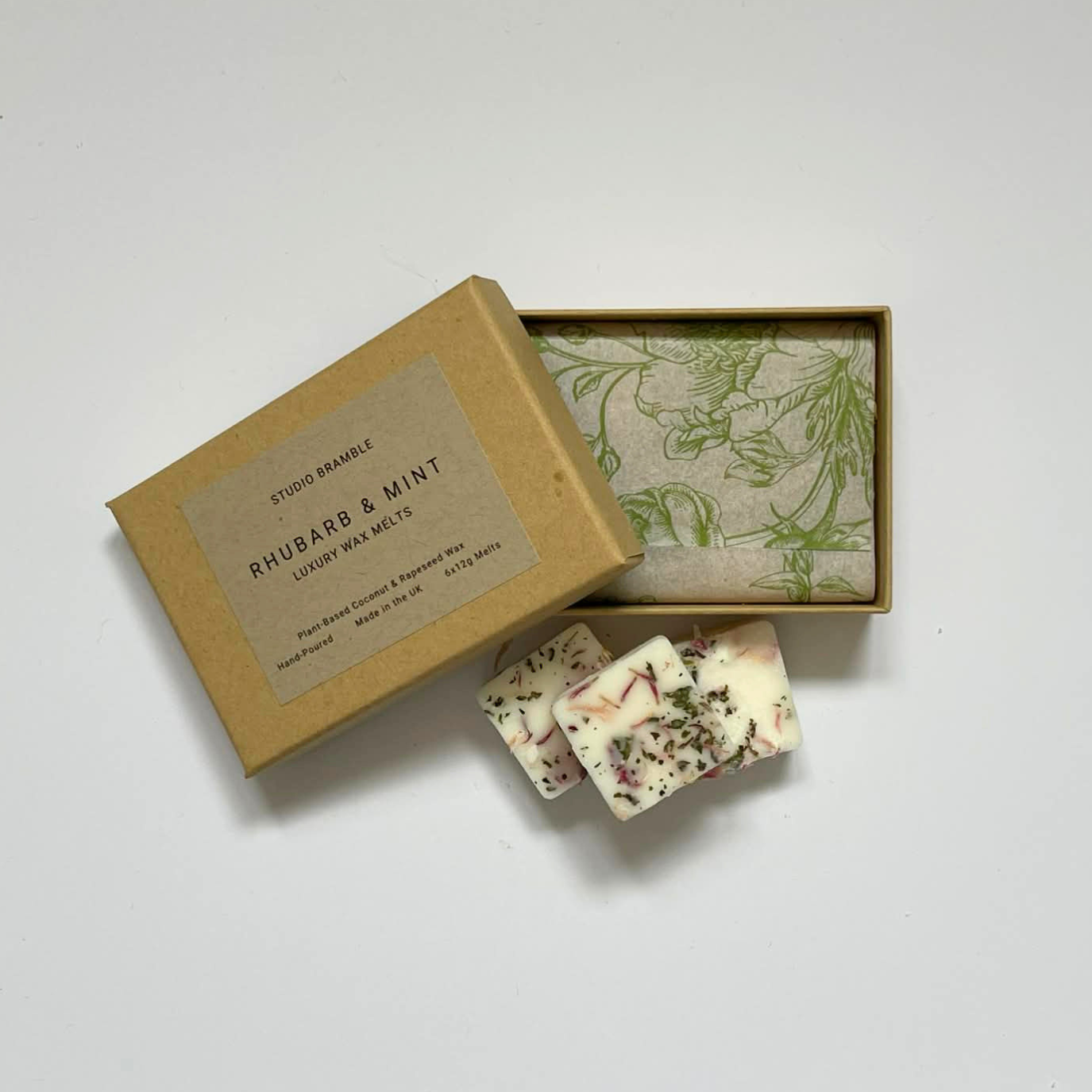 Rhubarb & Mint Luxury Wax Melts