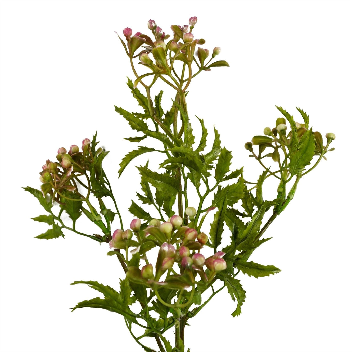 Artificial Foliage Stem Pink Berries