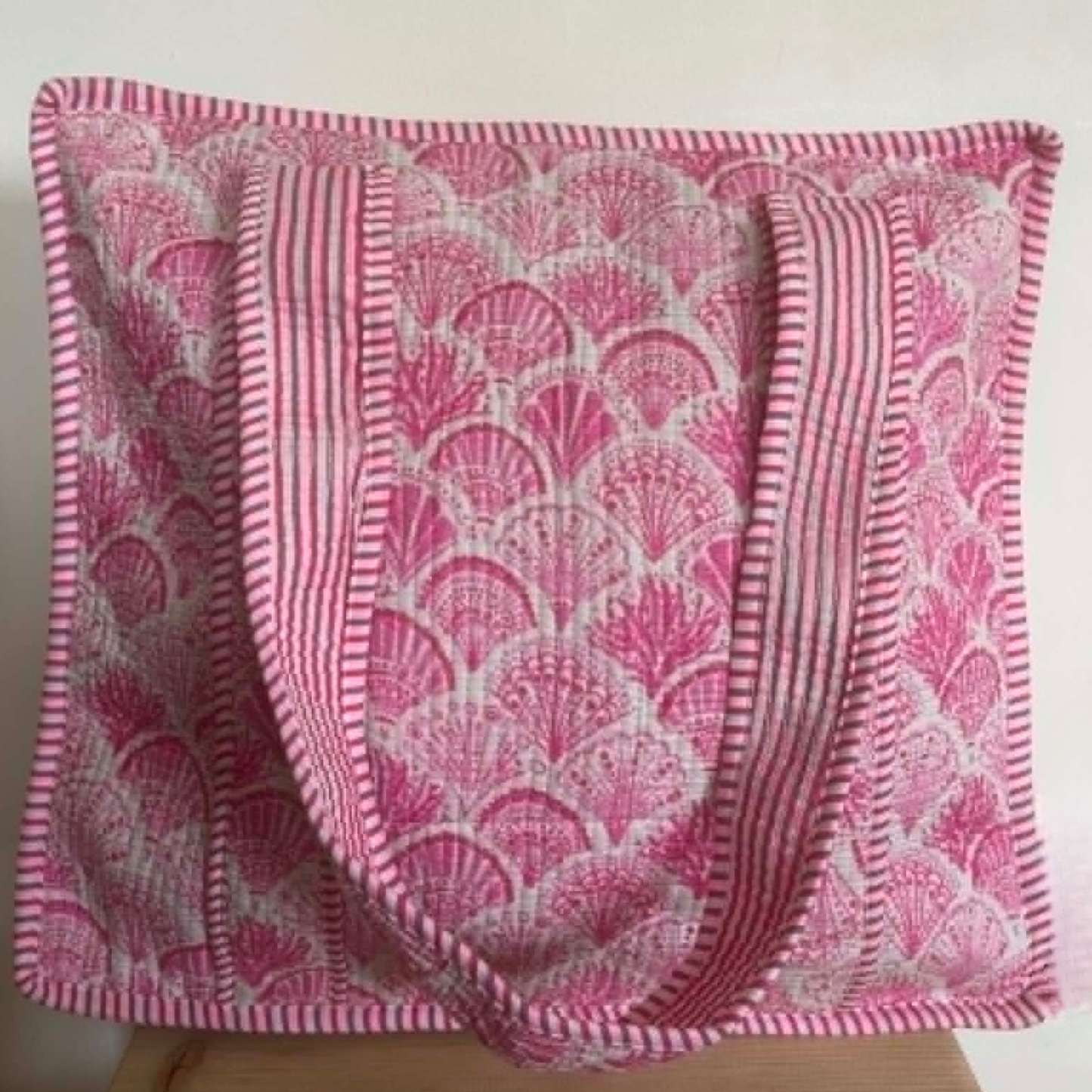 Pink Shell Tote Bag