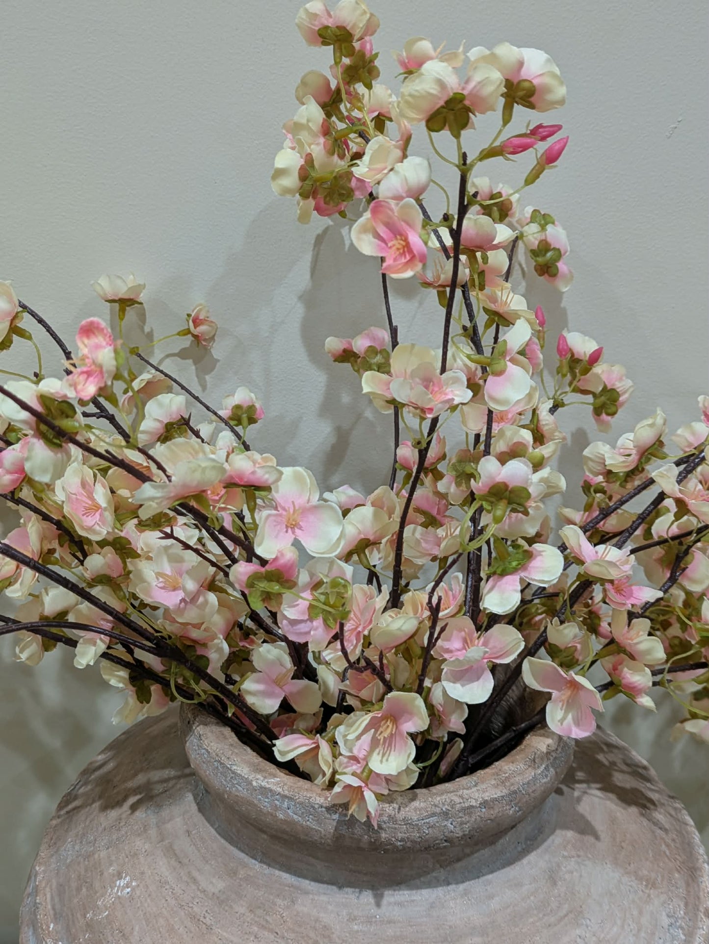 Faux Cherry Blossom Spray