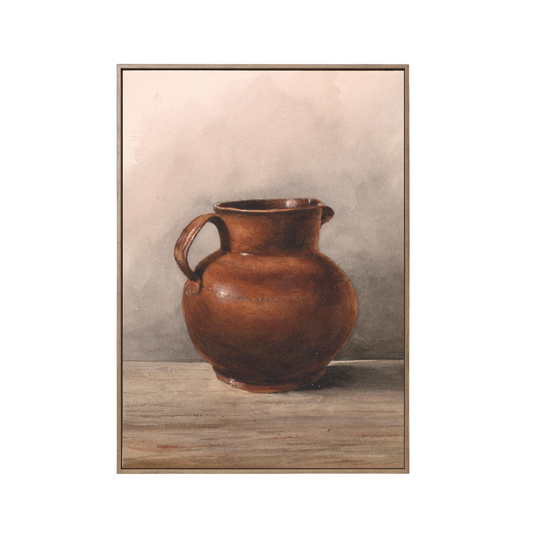 Brown Jug Art Print (A4)