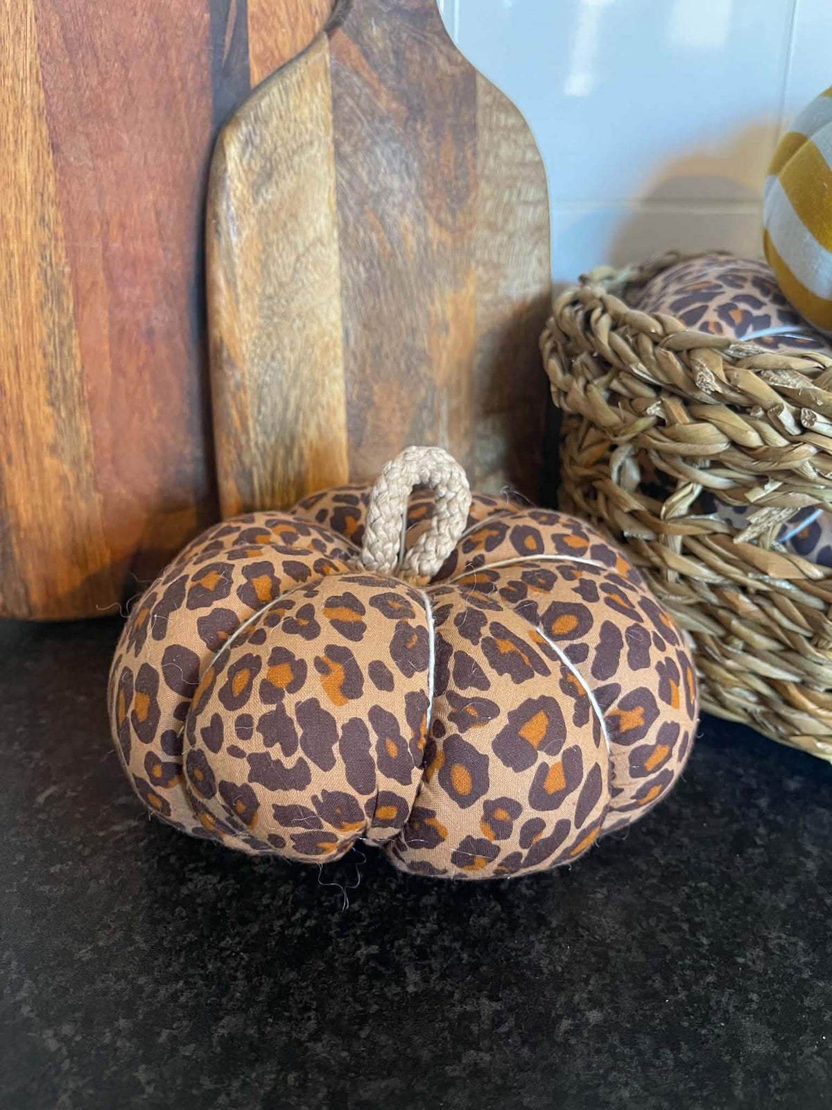 Handmade Leopard Pumpkin