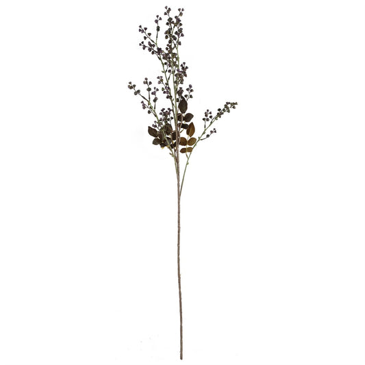 Artificial Foliage Dark Berry Stem