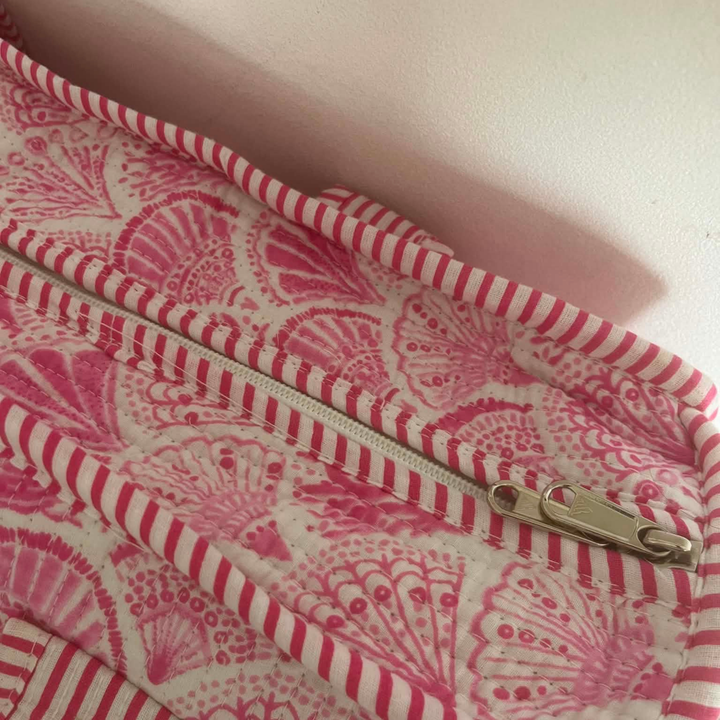 Pink Shell Tote Bag