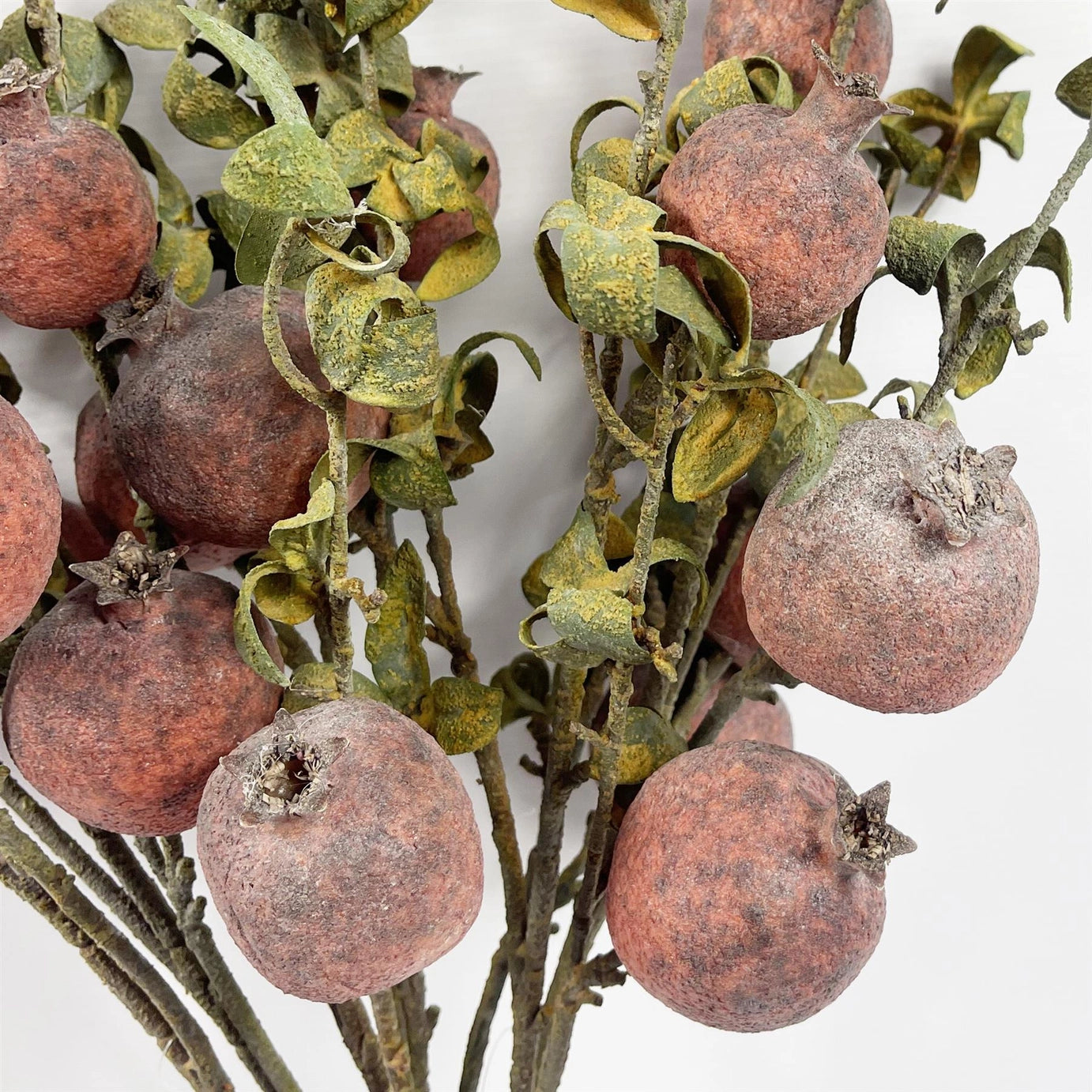 Faux Pomegranate Stem (Set of 4)