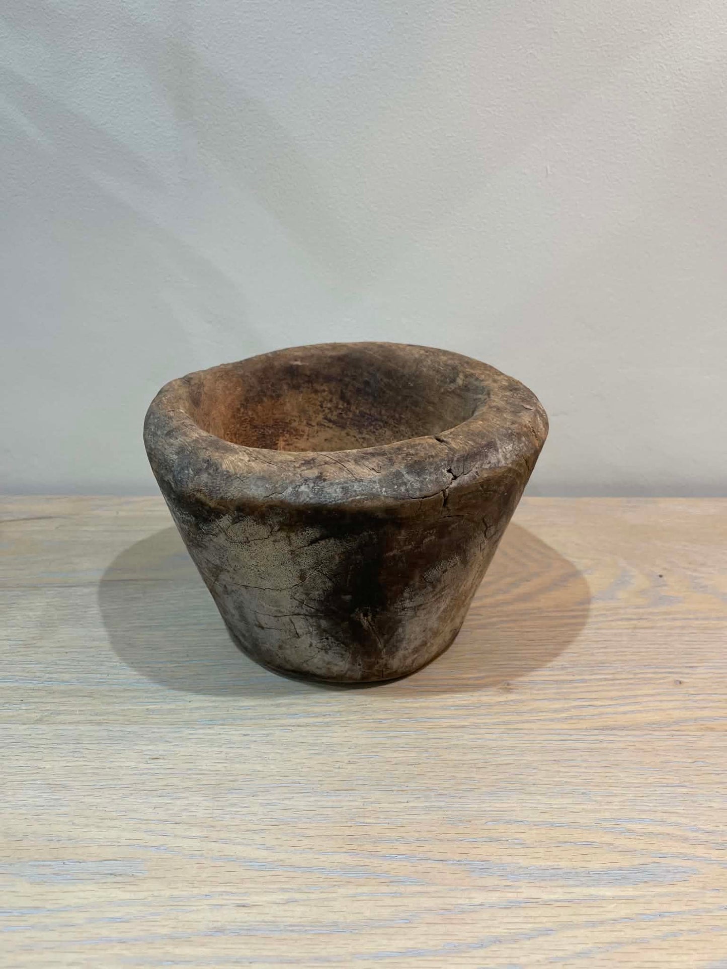 Salvaged Hand Carved Wooden Bowl (I)