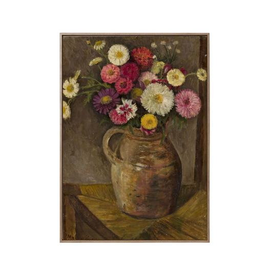 Flowers in a Clay Jug (A4)