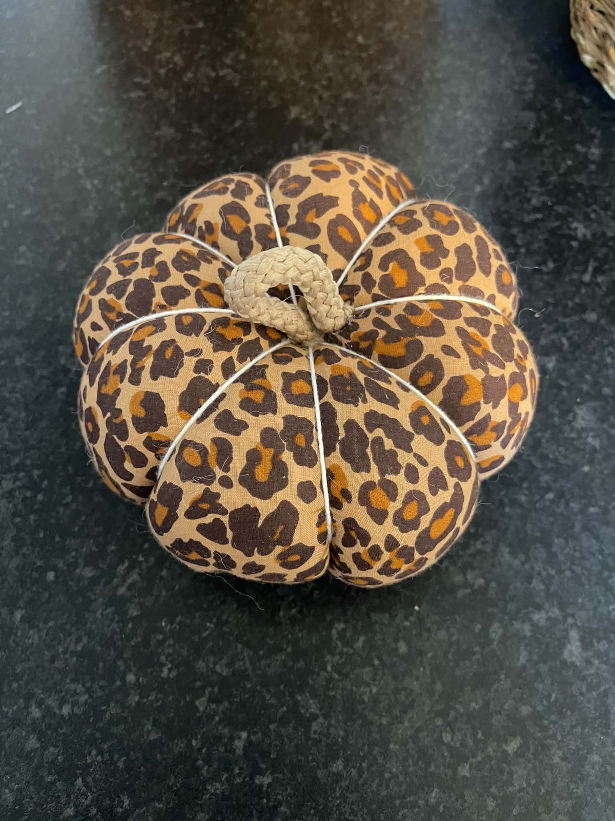 Handmade Leopard Pumpkin