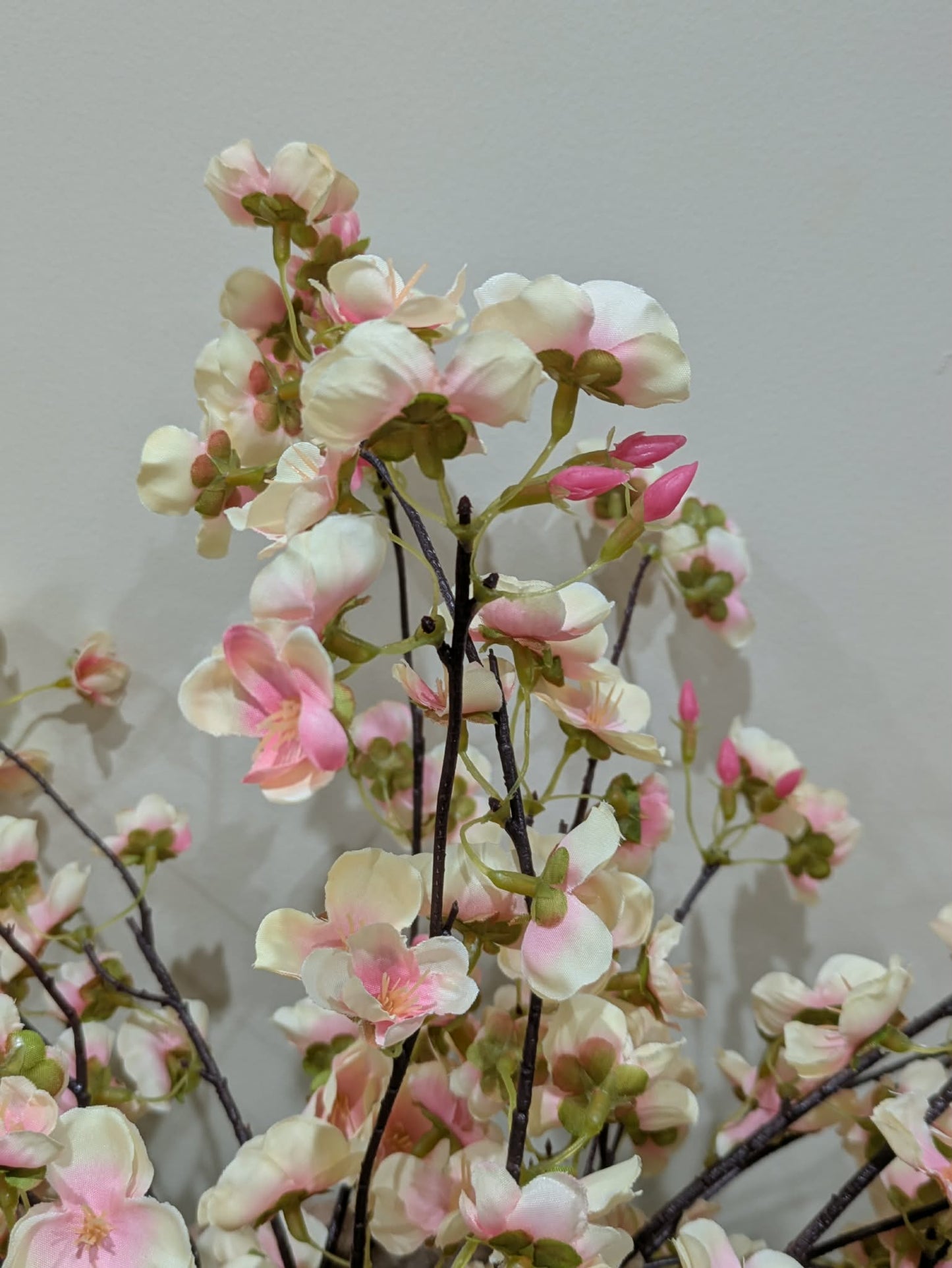 Faux Cherry Blossom Spray