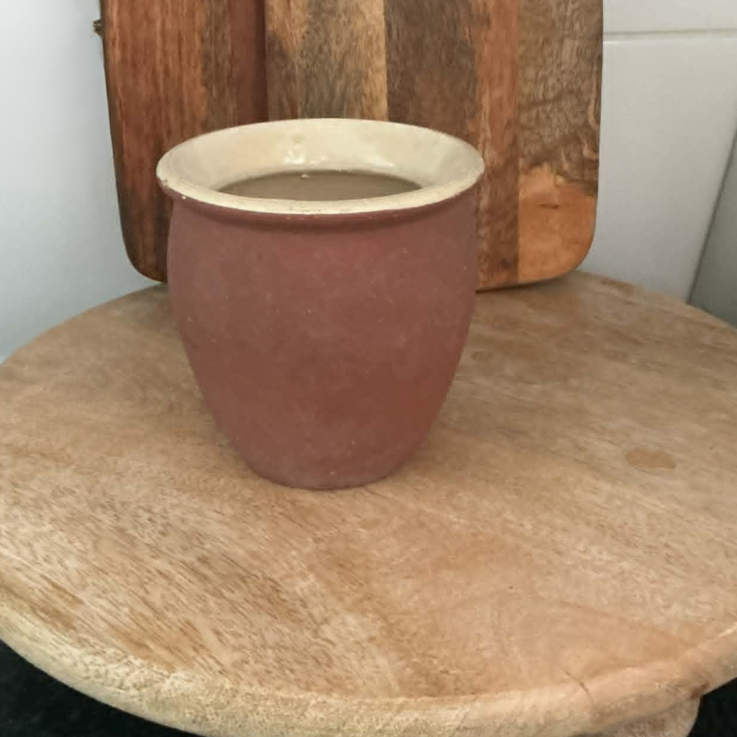 Small Salvaged Ceramic Pot
