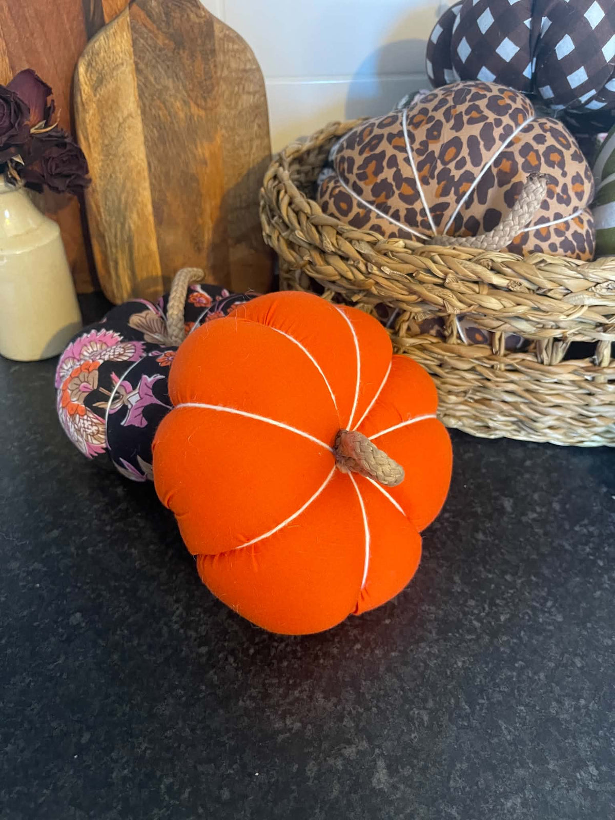 Handmade Burnt Orange Pumpkin