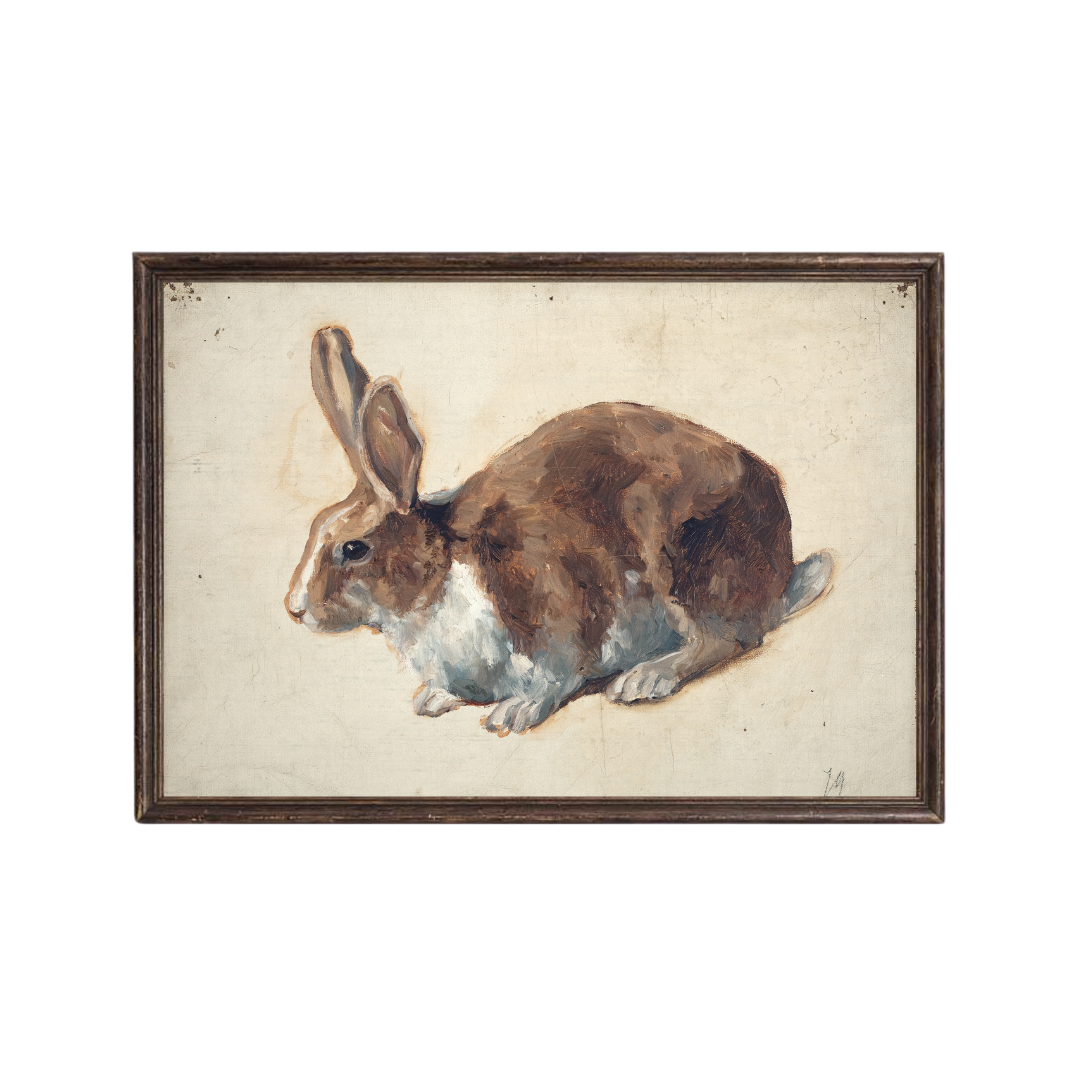 Rustic Rabbit Print (A4 & A3)