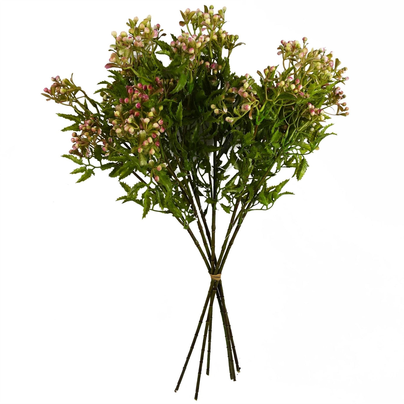 Artificial Foliage Stem Pink Berries