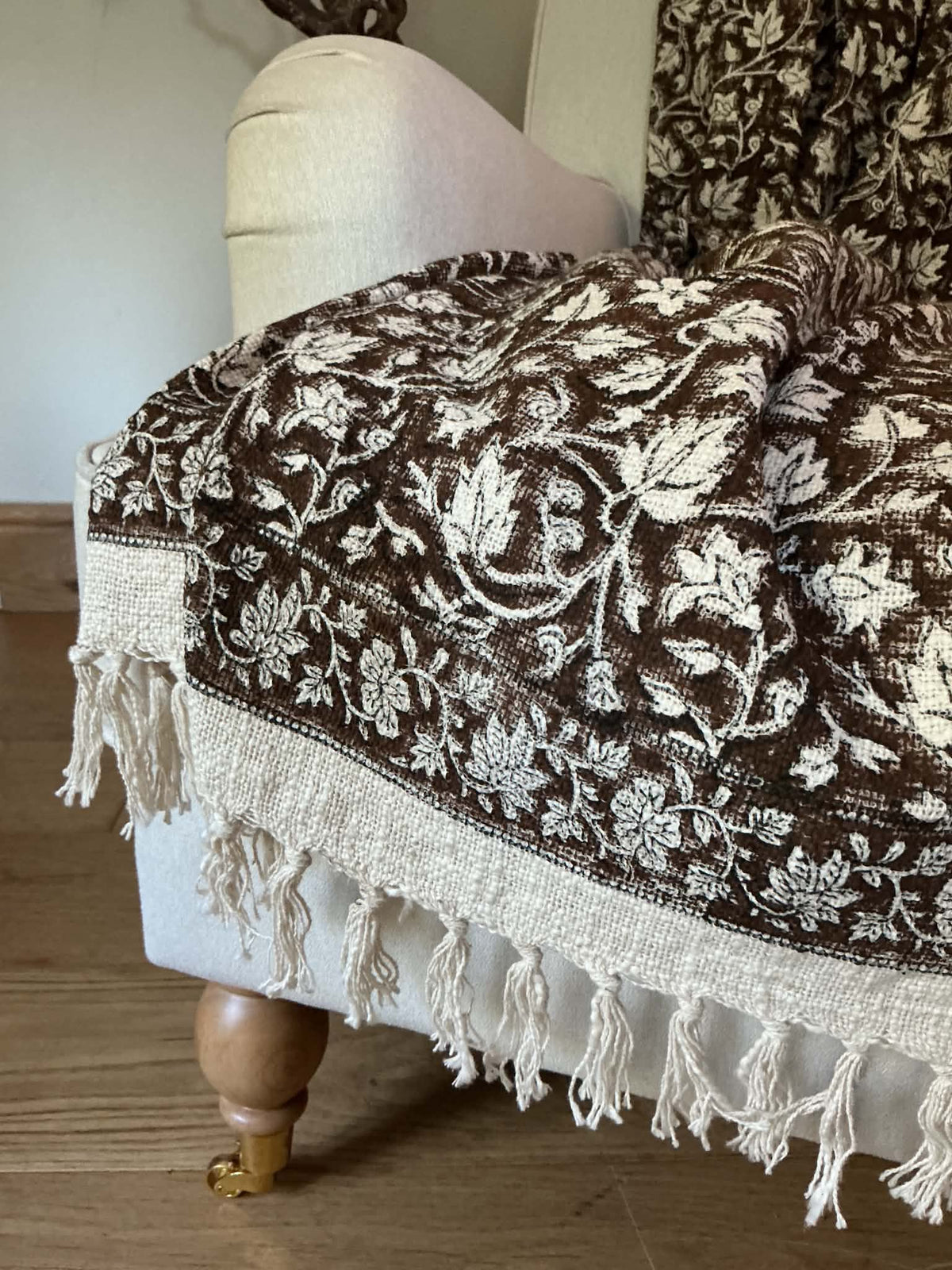 Alderwood Hand Block Printed Throw